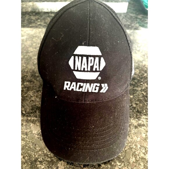Napa Racing Black Adjustable Hat With Mesh Back Chase Elliott #9 - Picture 1 of 11